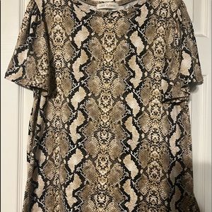 Snake Print Top